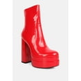 thumbnail image 6 of Bander Patent Pu High Heel Platform Ankle Boots, 6 of 10