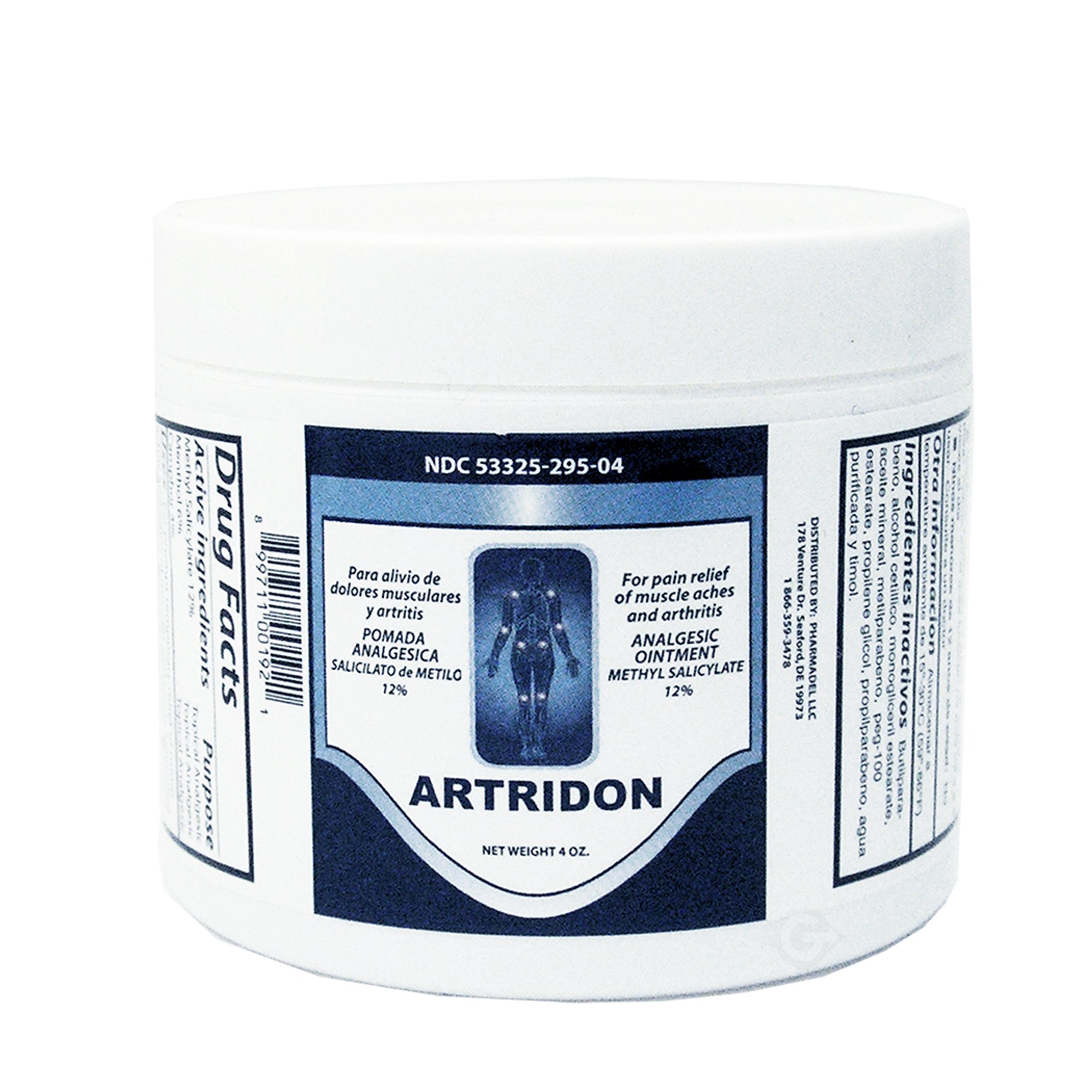 Artridon Analgesic Ointment 4oz - Pomada Analgesica (Pack of 24)