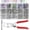 Hollow, variant on Snap Button Kit 100set, 9.5mm Snap Fasteners Kit with Pliers, Metal Snaps Kit with Tool, Five Claw Buckle Tool Set 10 Colors (Solid 100set)