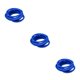 thumbnail image 4 of Qarigey 10 piezas bandas para el cabello Bling elástico Topknot soporte sólido Scrunchies sin costuras para mujeres accesorios de estilo azul Type1 NO1, 4 of 6
