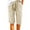 Beige, variant on Ahdbta Bermuda Shorts for Women Knee Length Plus Size Summer Casual Beach Short Elastic Waist Drawstring Comfy Trendy Long Shorts