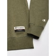thumbnail image 3 of Champion Men's Authentic Originals Sueded Fleece Sweatshirt, Green Luck Heather, Small, 3 of 4