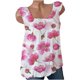 thumbnail image 4 of ICHUANYI Clearance Women Casual Sleeveless Crewneck Print Blouse Pullover Tank Tops Shirt(Hot Pink, S) ICHUANYI WER2023080916200, 4 of 5