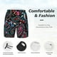 thumbnail image 3 of Fotbe Paisley Traje de Baño para Hombre – Shorts de Natación de Secado Rápido con Forro y Bolsillos-Small, 3 of 6