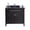 Black, variant on Laviva Wimbledon 36" Wood Cabinet with Marble Countertop in Gray/Black