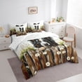 thumbnail image 4 of Manfei Rustic Cartoon Shepherd Twin Bedding Sets 7-Piece for Kid, Farmhouse Flower Botancial Bedding Comforter Set, Southwestern Animal Reversible Sheet Sets, Microfiber Bedroom Decor, 4 of 8