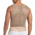 thumbnail image 4 of Alkepwun Tank Tops for Men Sparkly Sheer Sexy Mesh Rhinestone Muscle Shirts Summer Sleeveless Round-Neck Party Nightclub Top, 4 of 7