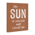 thumbnail image 2 of Stupell Industries Coastal Sun Is Calling Must Go Canvas Art, 16 x 20, by Lettered and Lined, 2 of 8