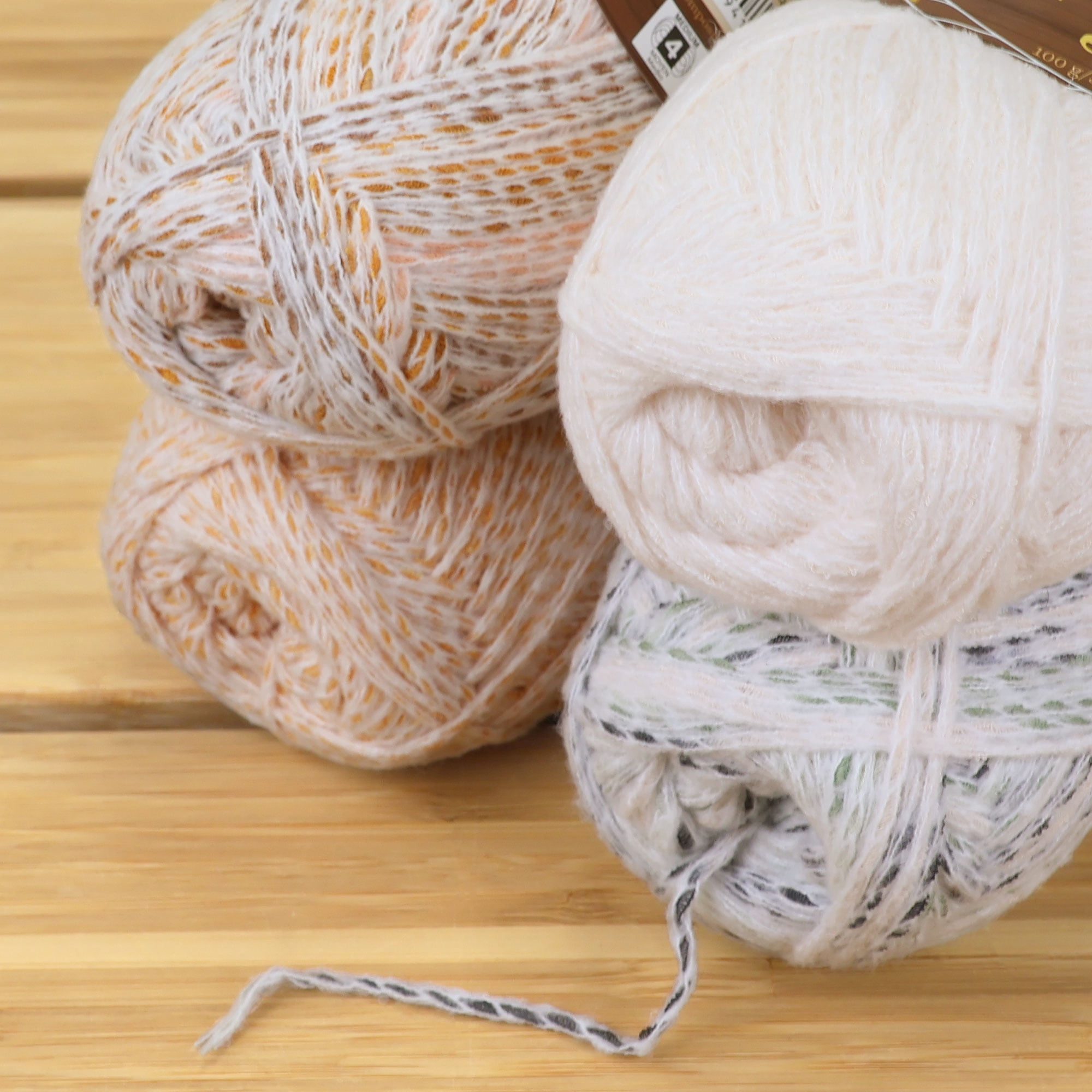 JubileeYarn Sunken Secrets Yarn - Worsted Polyester - 100g/Skein - Shades of Brown - 4 Skeins