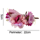 thumbnail image 2 of Boho Flor Corona Cabello Corona Halo Floral Corona Diadema Diadema Cinta Festival Boda Fiesta Adepaton CPB-DE-LYY1009-1, 2 of 5