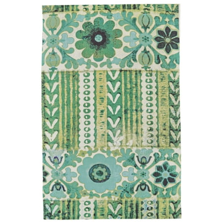Ashlyn Bright Multi Outdoor Rug, Bright Green/Yellow, 2ft x 3ft Accent Rug