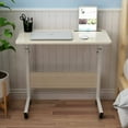 thumbnail image 2 of SOGES Bureau d'Ordinateur Portable Réglable et Mobile avec Fente Intégrée pour Lit et Sofa, Érable, 2 of 5