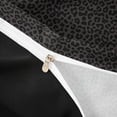 thumbnail image 4 of Meiyoeat Animal Cheetah Print Duvet Cover King, Minimalist Spot Pattern King Bedding, Dark Gray,3 Pieces,No Comforter,Black Reversible, 4 of 6
