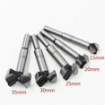 thumbnail image 2 of Drill Bit Set 15-35mm 5pcs, Carbide Wood Drill Bit High Speed Steel Flat Wing Hole Drilling Hinge Cemented Carbide Carbon Counterdrill Drill Bit with, 2 of 4