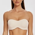 thumbnail image 4 of MELENECA Strapless Bra Minimizer with Underwire for Women Sand Dollar 42DD, 4 of 4