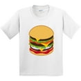 thumbnail image 3 of Inktastic Hamburger Lover Youth T-Shirt, 3 of 5