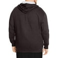 thumbnail image 5 of Champion Men Zip Up Hoodie, Big and Tall Fleece Jacket Men, Perfect Zip Hoodie Charcoal Heather, 5 of 7