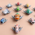 thumbnail image 1 of 12 Pieces Mini Inertia-Powered Metal Alloy Airplane Toys Set for Party Favors & Decorations, 1 of 5