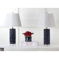 thumbnail image 3 of SAFAVIEH Dixon 23.5 in. H Inverted Print Table Lamp, Navy, Set of 2, 3 of 6