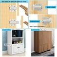 thumbnail image 5 of Cabinet Magnetic Snap Latch, Environmentally Friendly And Durable Magnetic Touch Latch For Heavy Duty Door, Soft Close Magnetic Latch Easy To Install For Wide Application (6 PCS), 5 of 5