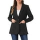 thumbnail image 1 of SACO DE MUJER INSPIRE CHIC CON SOLAPA Y UN BOTÓN DE SUEDE SINTÉTICO TAMAÑO XL NEGRO, 1 of 6
