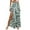 A-Green719, variant on Women Pants Border Clothing Europe And The United States Trend Leopard Print Tassel Lace Up Waist Leopard Print Wide Leg Pants