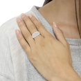 thumbnail image 6 of 10kt White Gold 1 Carat TDW Diamond Modern Band Ring (I-J,I1-I2), 6 of 7