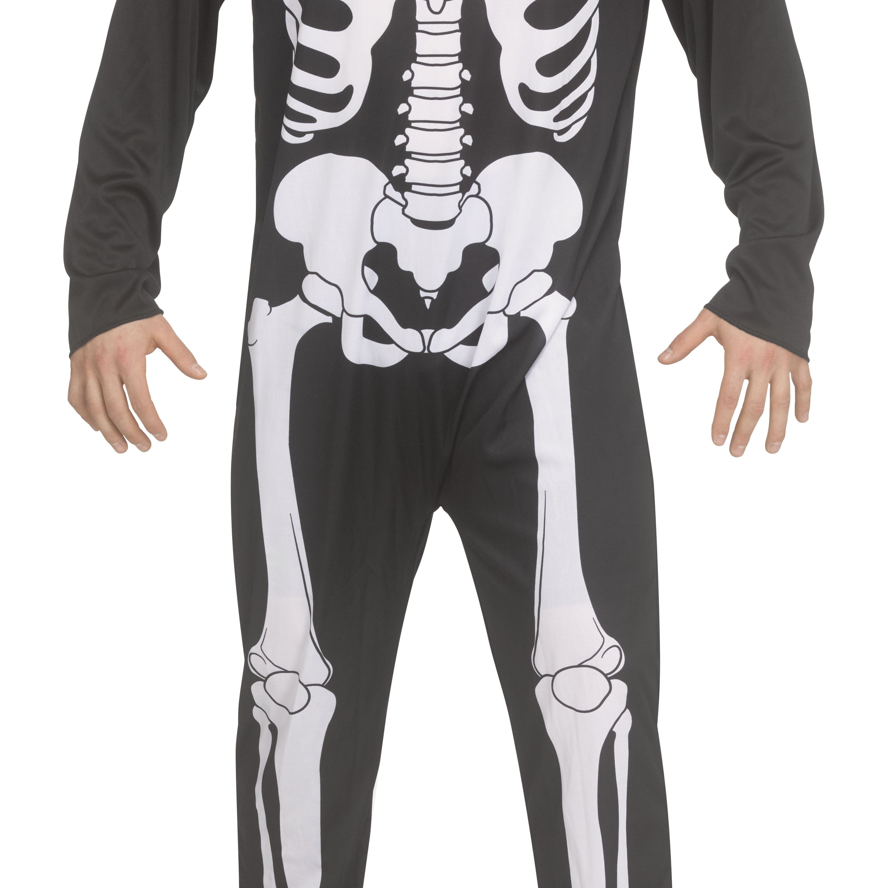 Skeleton Jumpusit Halloween Costum for Adults, Men's Size M (32/34), by Way to Celebrate
