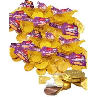 Hanukkah Gelt, Manischewitz Milk Chocolate Gold Coins, Box of 24