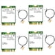thumbnail image 1 of 4 Piezas 8260 8260NGW Tarjeta WiFi + Antena 2,4G/5Ghz 867M Bluetooth 4.2 NGFF M.2 Módulo de Tarjeta Inalámbrica WiFi para AC 8260, 1 of 5