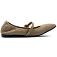thumbnail image 5 of Ollio Women's Shoes Basic Mary Jane Elasticated Square Toe Ballet Flat F17340, 5 of 6