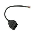 thumbnail image 1 of Obd2 Cable Adapter Obd2 16pin Cable Obd2 Diagnostic Adapter OBD2 Plug Adapter 16Pin Male Cable Connector Diagnostic Tool Fitting For  Extension 30cm, 1 of 8