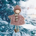 thumbnail image 4 of Twfbrm Christmas Angel Ornaments Christmas Tree Decorations Cute Baby Doll Christmas Tree Ornaments Decor Handmade Hat & Cloth for Girls Birthday Party Decorations Reindeer Angel, 4 of 6