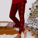 thumbnail image 1 of WILLBEST Leggings con Estampado Navideño para Mujer, Pantalones de Yoga de Cintura Alta para Entrenamiento, Fitness Y Ropa Informal. Mediana, 1 of 4
