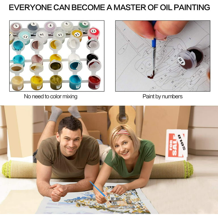 Paint By Numbers For Adults, Paint By Numbers For Adults No Mixing, Painting  Kits For Adults, Painting By Numbers Kits For Adults, Paint By Numbers For  Adults On Canvas