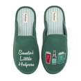 thumbnail image 2 of Dearfoams Cozy Comfort Men's Holiday Novelty Scuff Slip On Slippers, 2 of 6