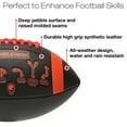 thumbnail image 5 of Huddle Hero Mini Football 2-Pack w/ Pump (Black/Green and Brown/White) (Black and Red, Mini), 5 of 6