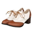 thumbnail image 4 of 1 par de zapatos de señora Zapatos elegantes Zapatos de tacón alto Calzado con cordones para mujer, 4 of 6