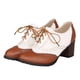thumbnail image 5 of FELTECHELECTR par de zapatos de tacón grueso para mujer, calzado de moda con cordones para mujer, 5 of 6