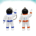 thumbnail image 4 of KAKOWELY 2 llaveros divertidos de astronauta con luz LED y sonido, llavero decorativo, regalo de cumpleaños para niños., 4 of 5