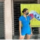 thumbnail image 3 of SAYOO Ropa deportiva de cuello de solapa de ocio para mujeres SAYOO moda, 3 of 7