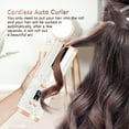 thumbnail image 5 of NIYPS Cordless Hair Curler-Cordless USB Rechargeable Automatic Curling Iron Portable Wireless Curling Wand, 5 of 7