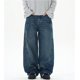 thumbnail image 2 of Vaqueros holgados Y2K for hombre - Pantalones vaqueros grunge vintage de pierna ancha for ropa de calle de hip hop y skater, 2 of 7