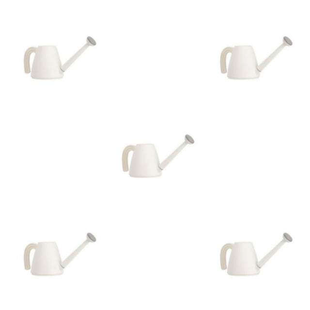 kurtrusly Water Can For Even Water Distribution - High-capacity And Durable Resistant To Impact Plant Watering 1.8Livory white 5Set