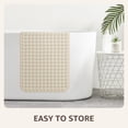 thumbnail image 6 of OTHWAY Non Slip Bath Tub Shower Mat with Suction Cups, Drain Holes, Bathtub Floor Liner Mats for Inside Shower Bathroom, Machine Washable, Soft on Feet, 35x16 Inch (Brown), 6 of 9