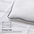 thumbnail image 5 of BEDLORE Comforters King Size Duvet Insert, All Season Down Alternative King Comforter, Ultra-Soft Quilted Bed Comforter with Corner Tabs, Machine Washable, White 90×102 Inches, 5 of 9