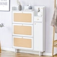 thumbnail image 2 of Shoe Storage Cabinet Narrow Hidden Shoe Cabinet Modern Storage Cabinet for Corridors and Living Rooms, 2 of 5