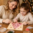 thumbnail image 2 of DIY Christmas Diamond Painting Craft Kit,Christmas Pearl Diamond Painting Art Kit for Kids Beginners Gift,Pink Christmas Tree, 2 of 5