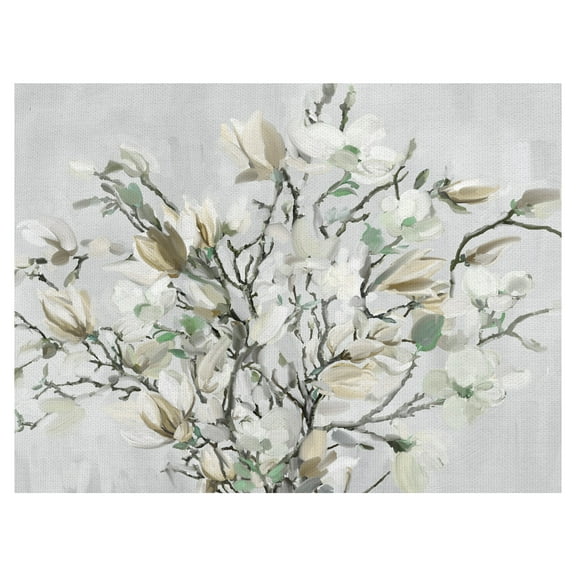 Masterpiece Art Gallery Magnolia Gathering Two Gold by Studio Arts Canvas Art Print 30" x 40"