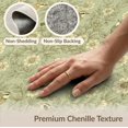 thumbnail image 6 of ODIKA 8'x10' Washable Area Rug Long Songbird Sage Motif Featuring Delicate Leafy Borders Bathroom for Living Room, Under Sectional, Family , Durable, Non-Slip, 6 of 7